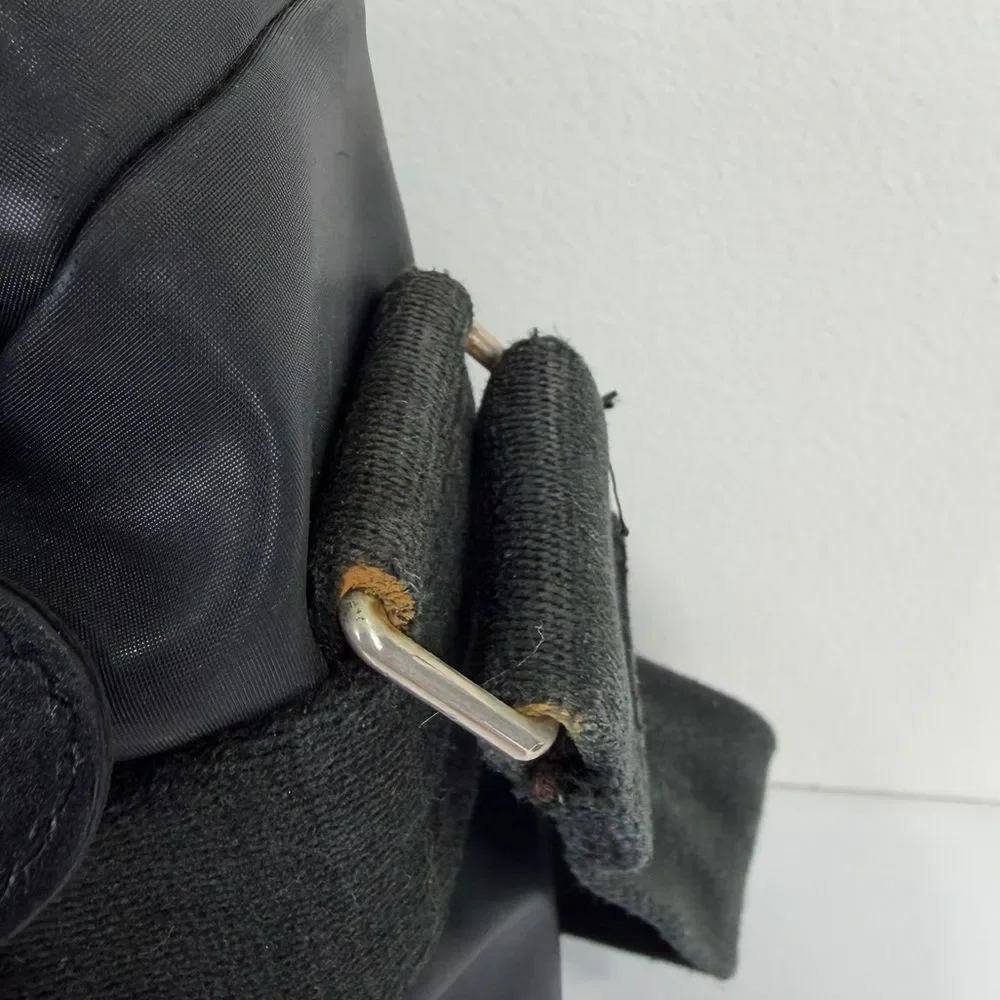Jean Paul Gaultier Y2K Black Nylon Crossbody Utility Core Bag